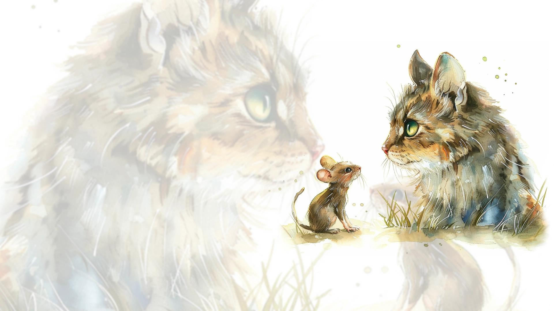 The mouse and the cat-Banner