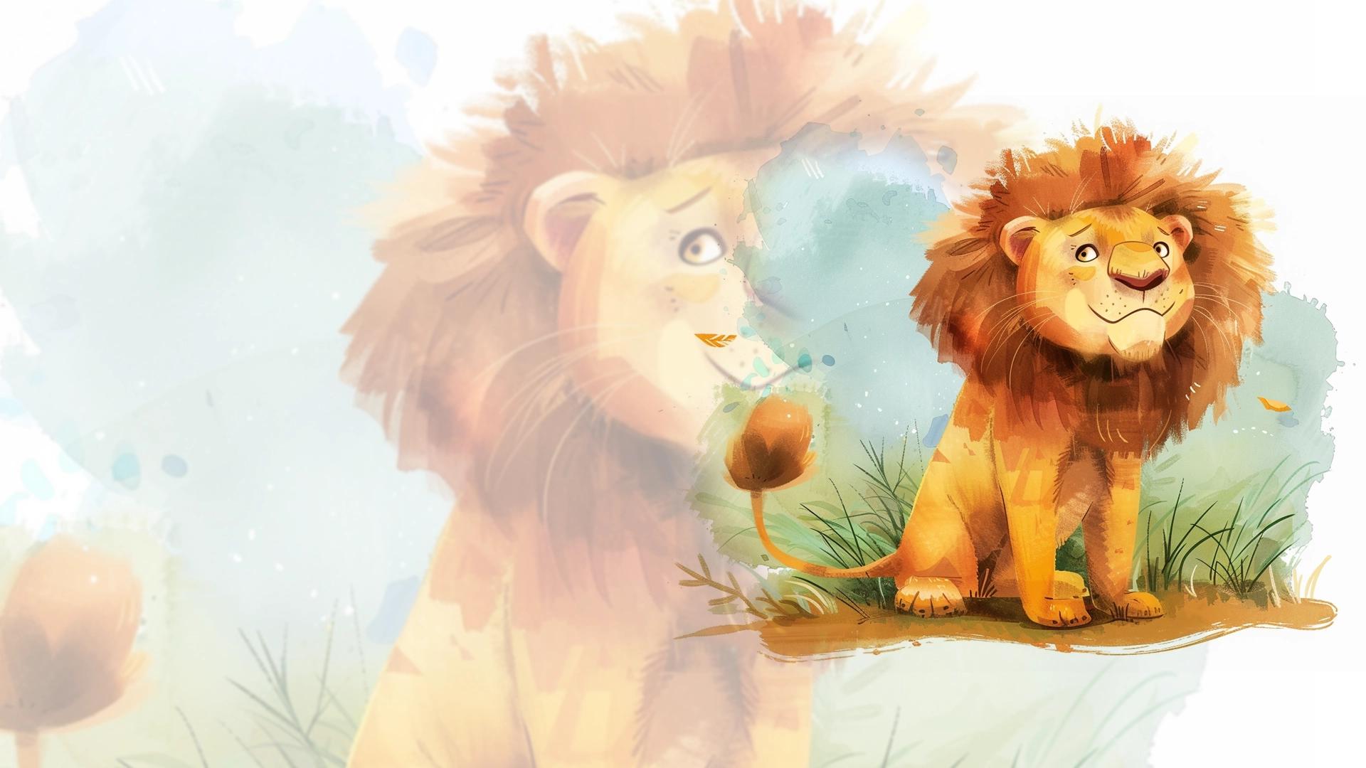 The lion inside-Banner