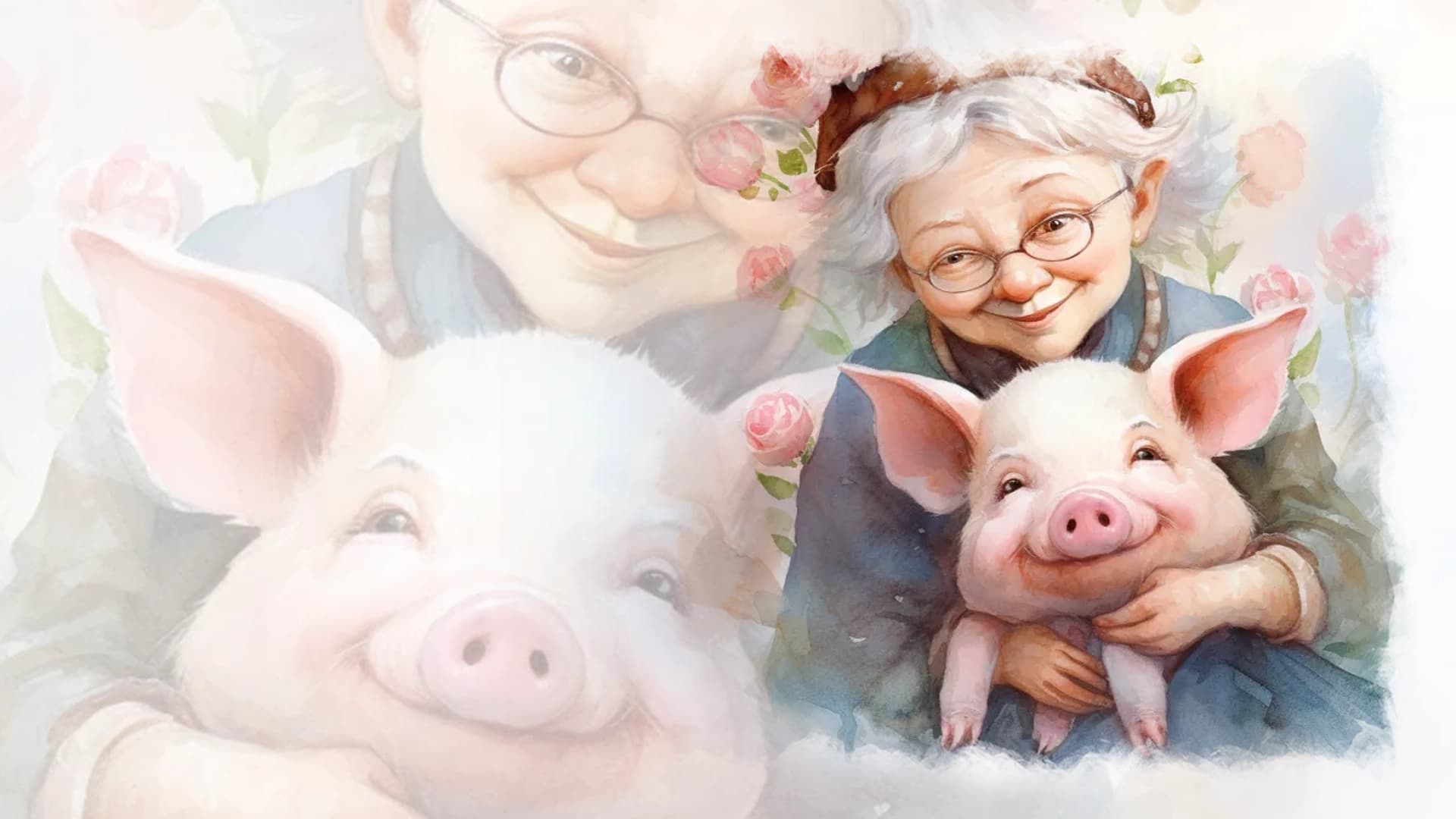 Grandma and Piggy-Banner